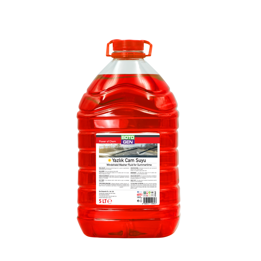 WINDSHIELD WASHER FLUID FOR SUMMERTIME WITH SCENT Botogen Motor